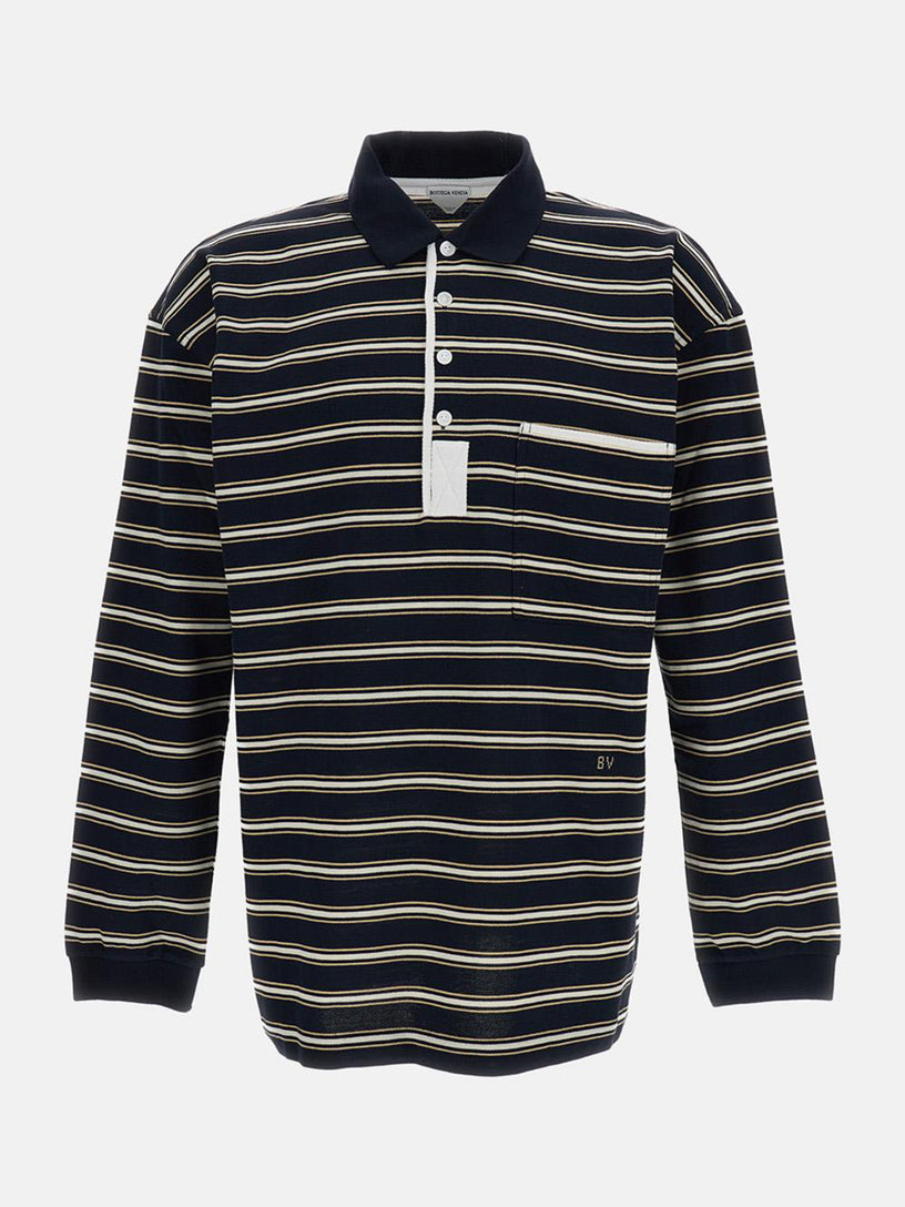 Polo in piquet a righe