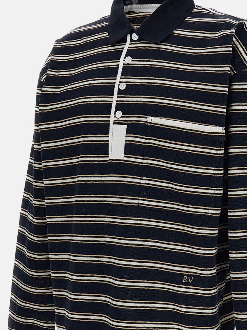 Polo in piquet a righe