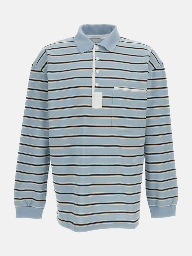 Polo in piquet a righe