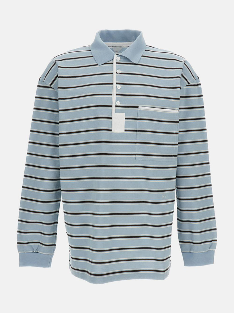 Polo in piquet a righe