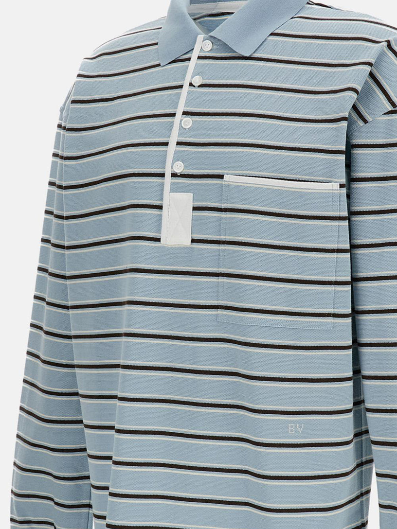 Polo in piquet a righe