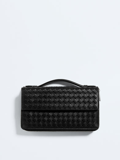Organizer Intrecciato Piccolo con zip