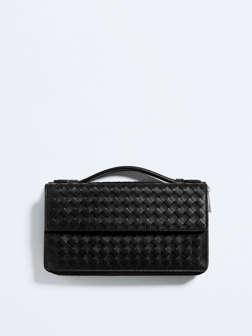 Organizer Intrecciato Piccolo con zip