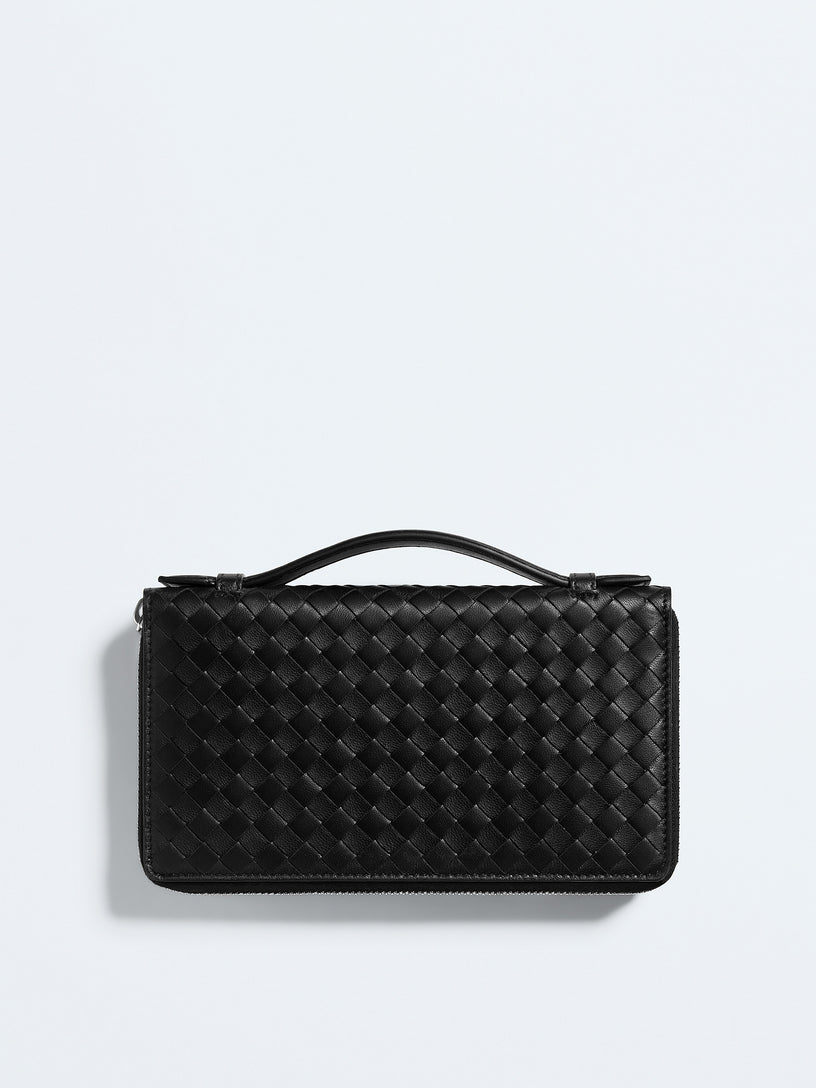 Organizer Intrecciato Piccolo con zip