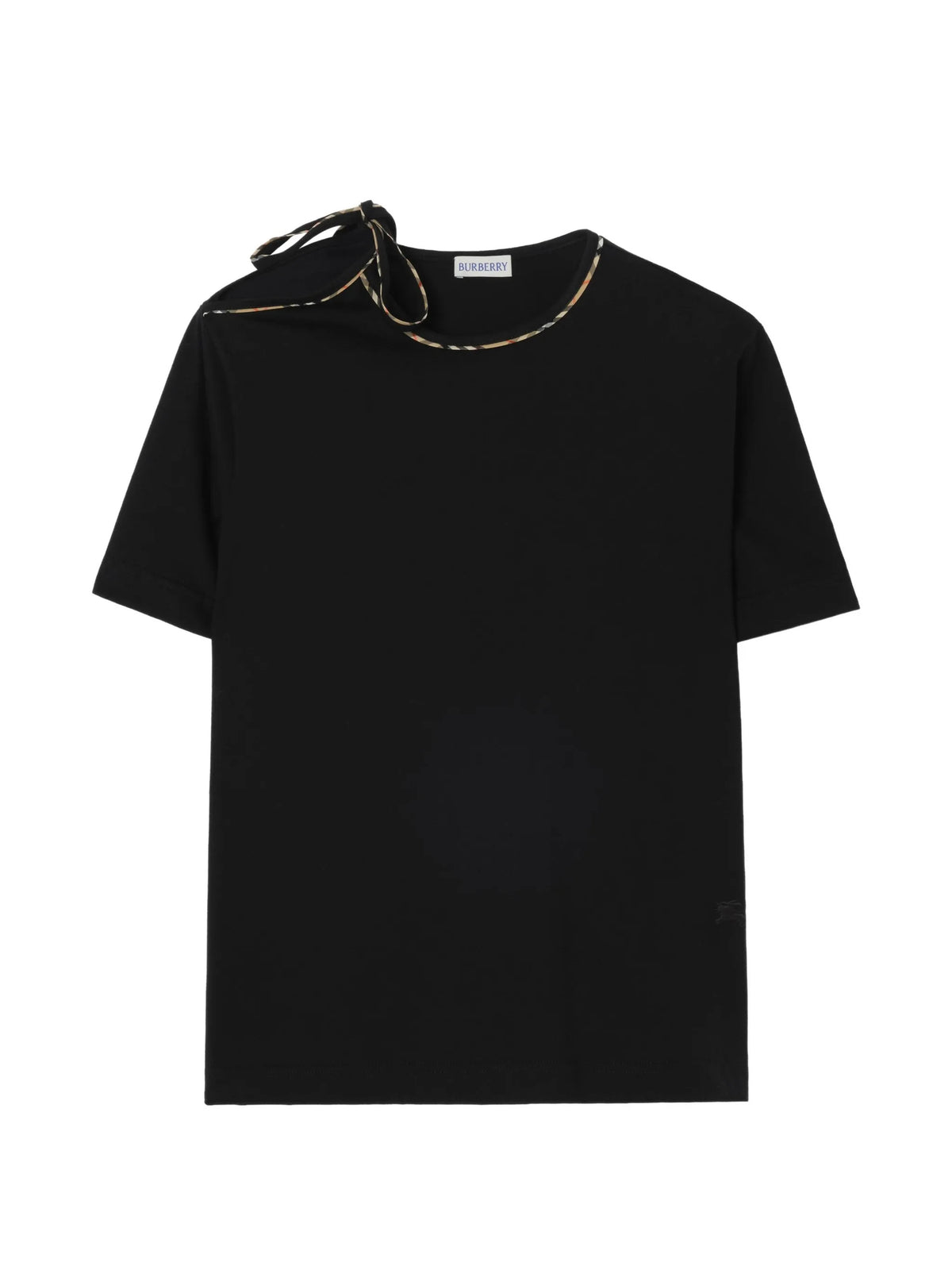 T-shirt con laccetti
