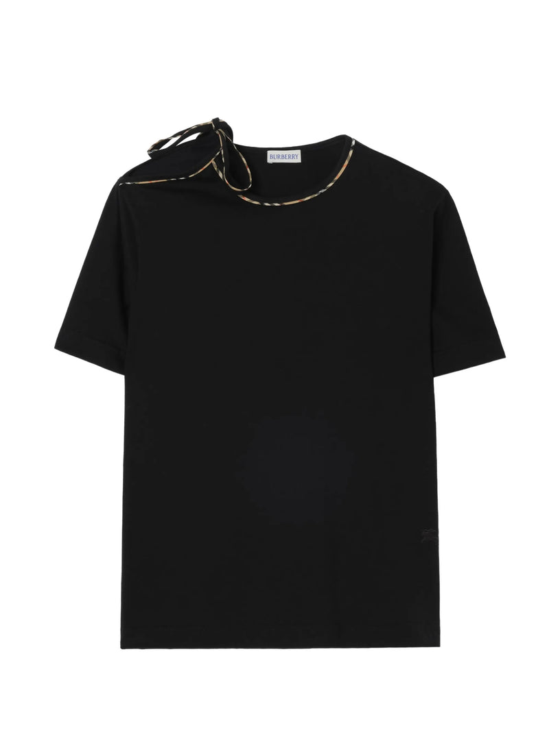 T-shirt con laccetti