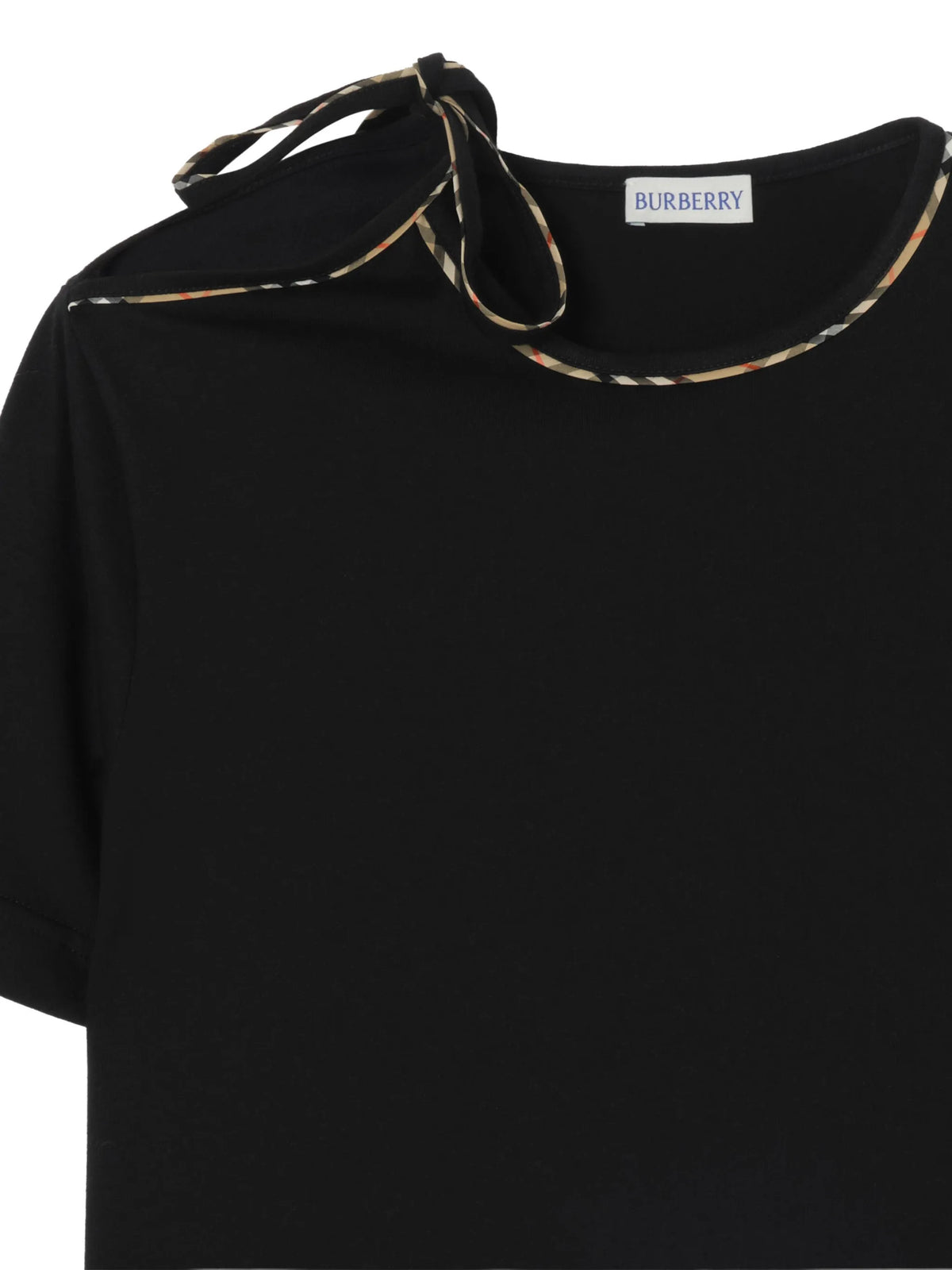 T-shirt con laccetti