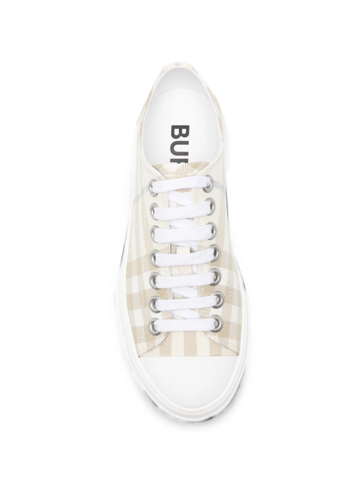 Sneaker in cotone Check