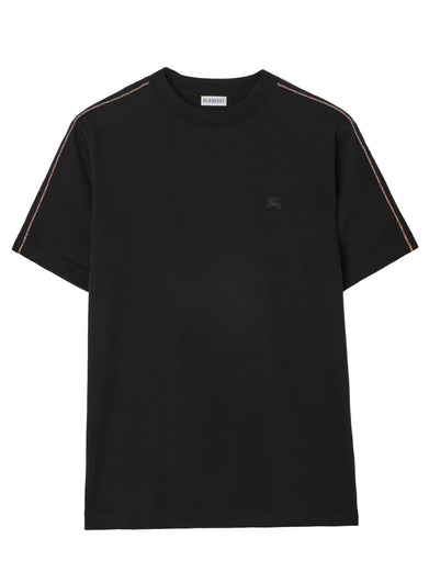 T-shirt con profili Check