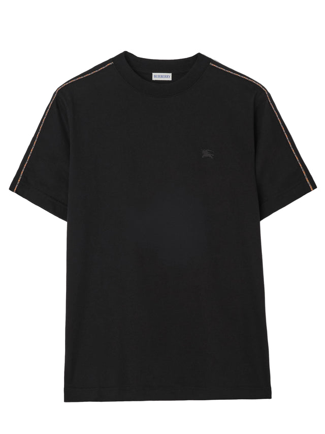 T-shirt con profili Check