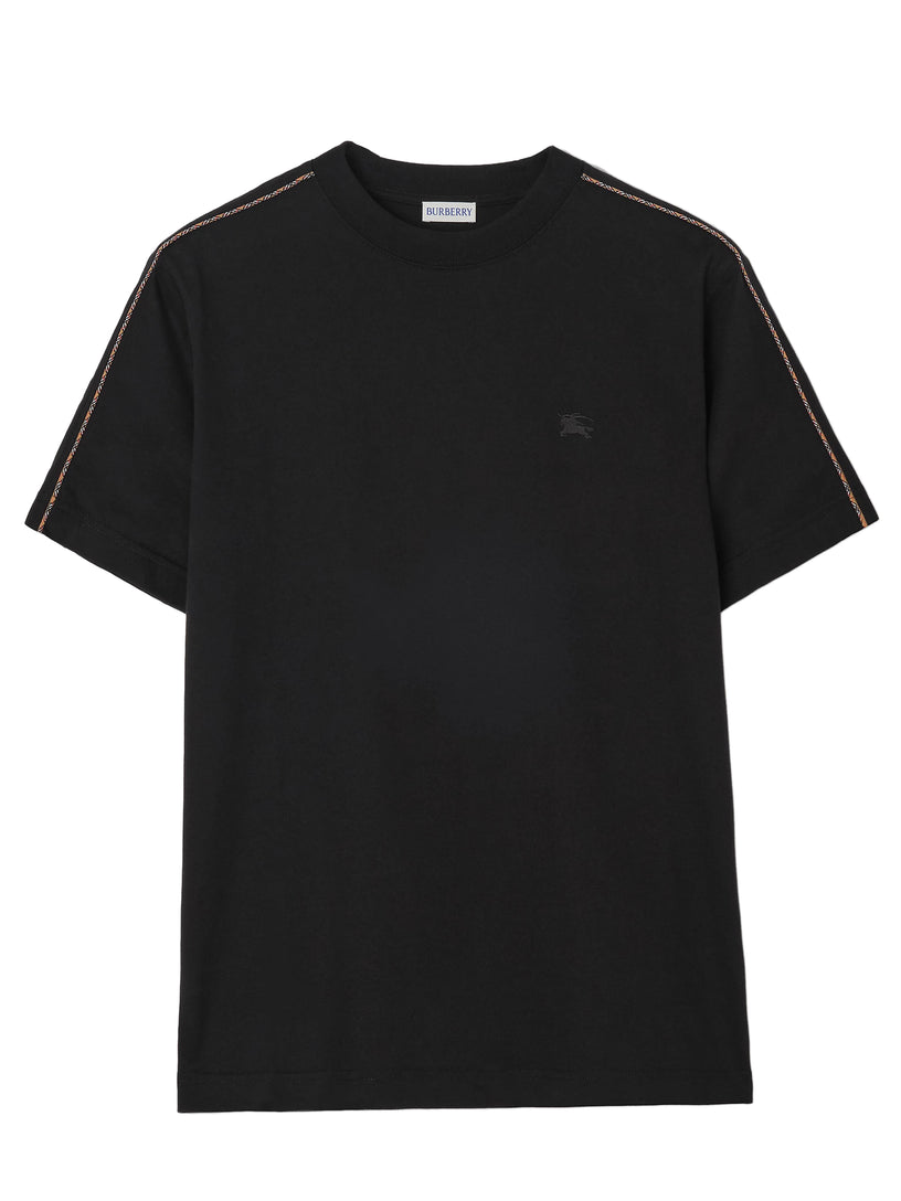 T-shirt con profili Check