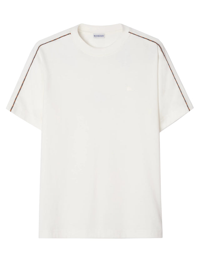 T-shirt con profili Check
