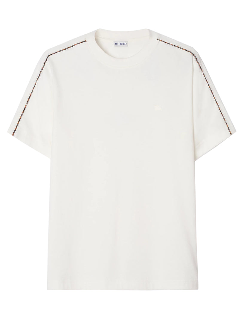 T-shirt con profili Check