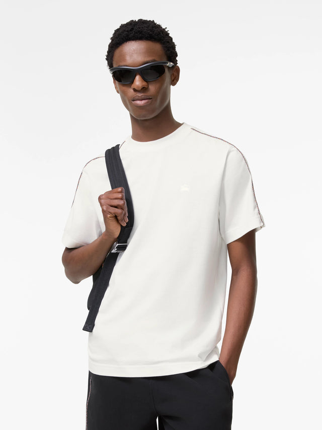 T-shirt con profili Check