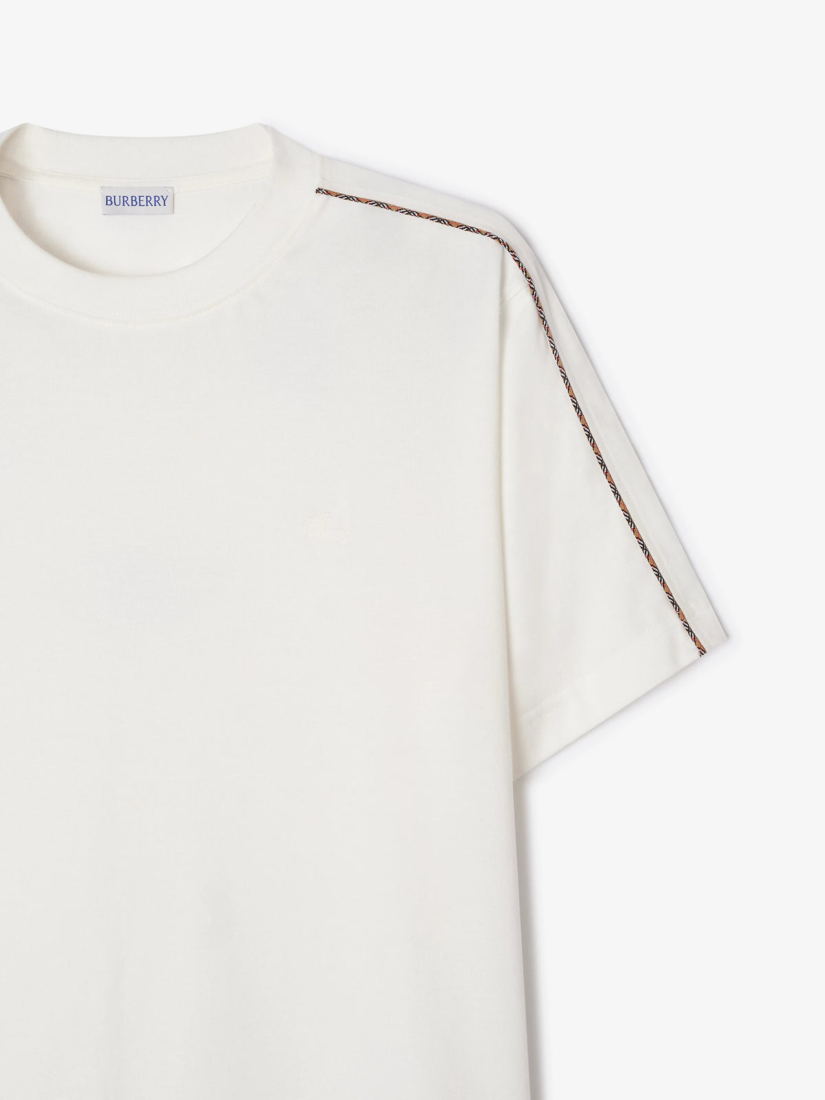 T-shirt con profili Check