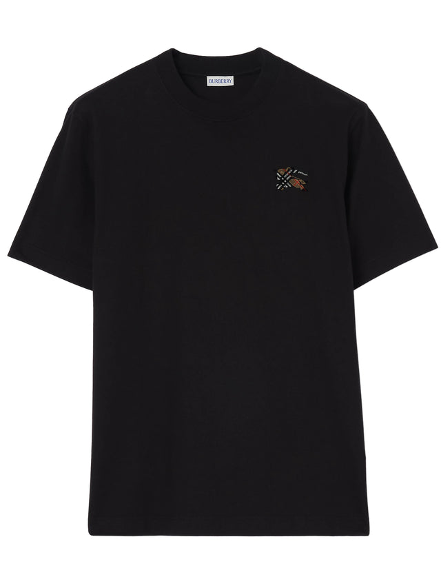 T-shirt con cavaliere