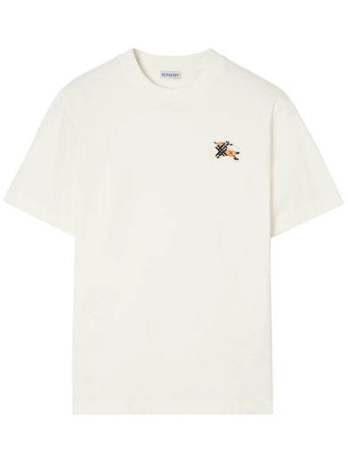 T-shirt con cavaliere