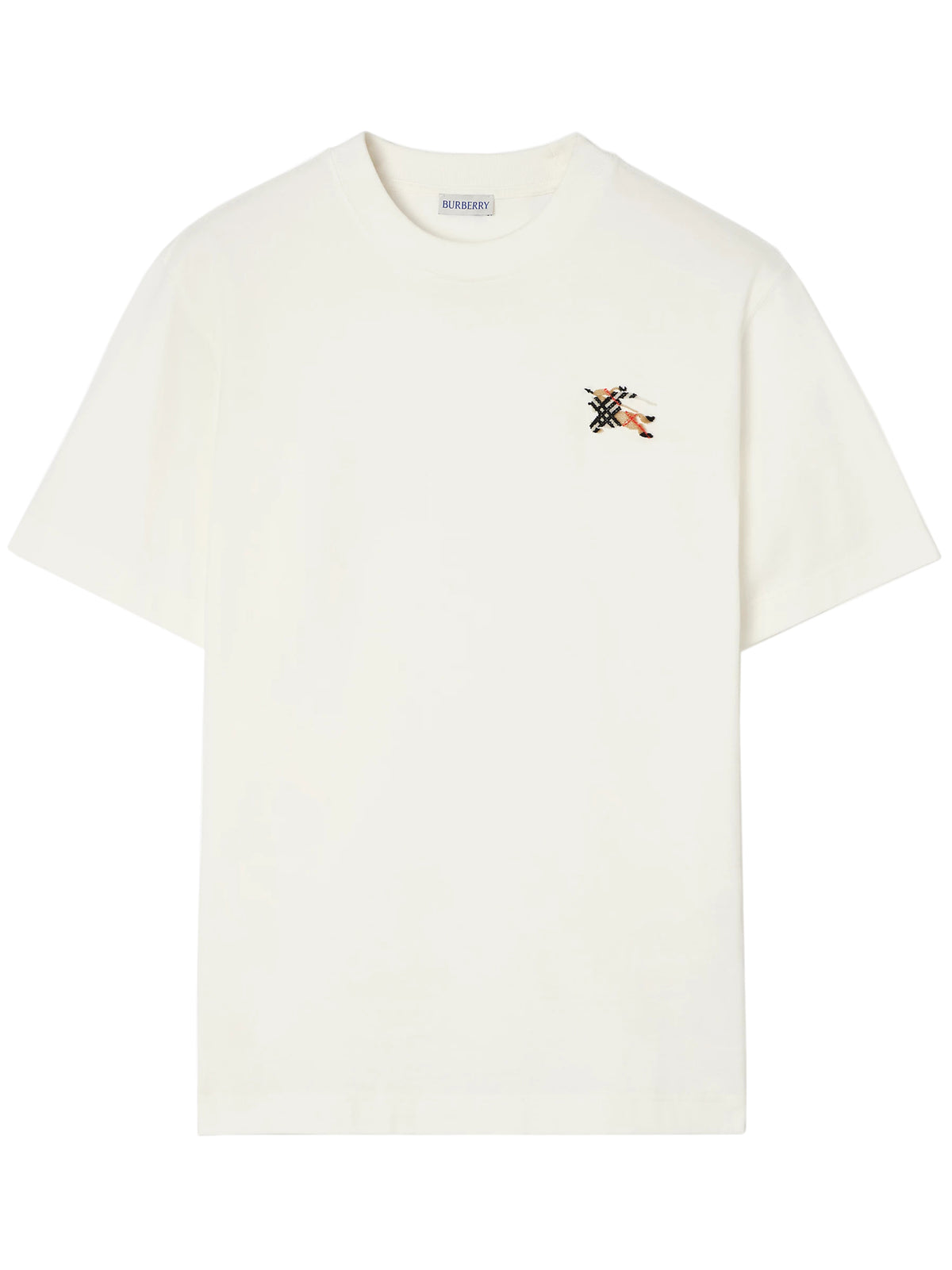 T-shirt con cavaliere