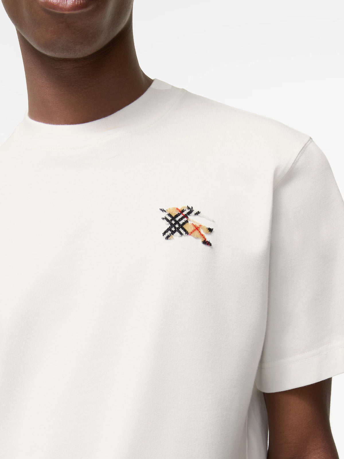 T-shirt con cavaliere