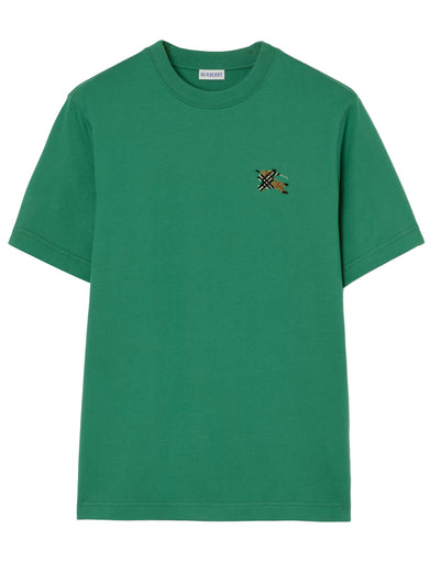 T-shirt con cavaliere