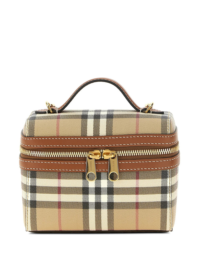 Borsa Vanity mini Check