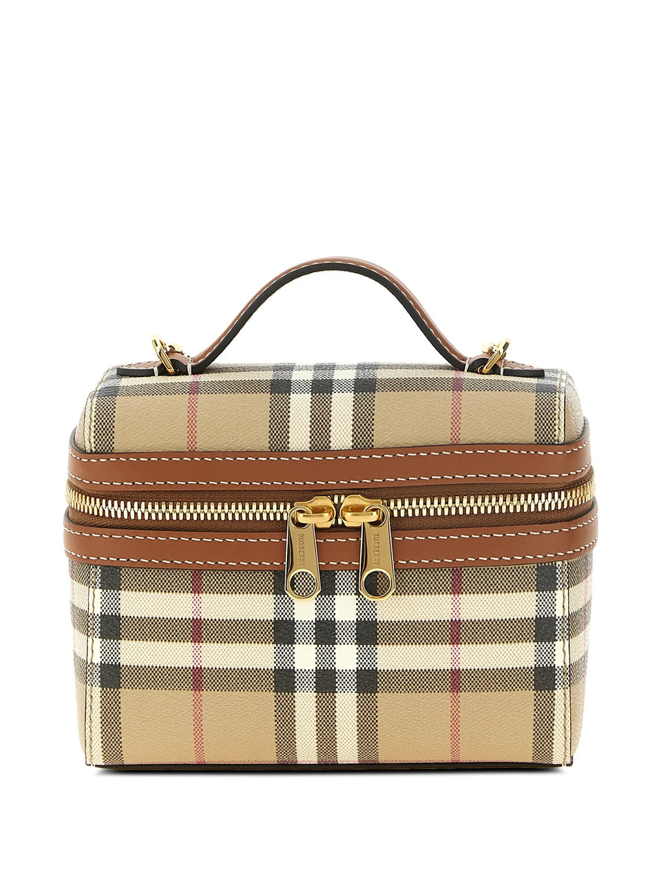 Mini Check Vanity Bag