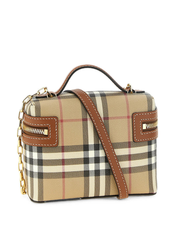 Mini Check Vanity Bag