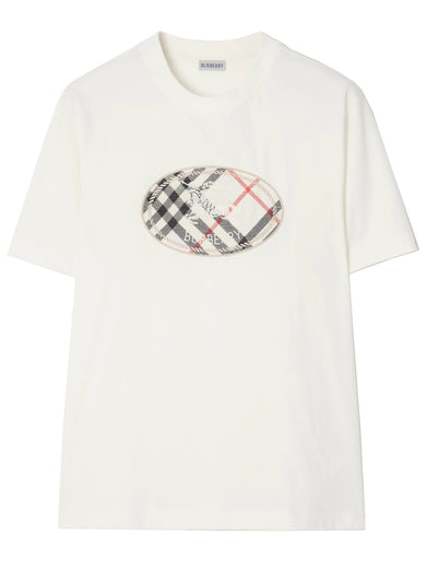 T-shirt Check con Knight Stamp