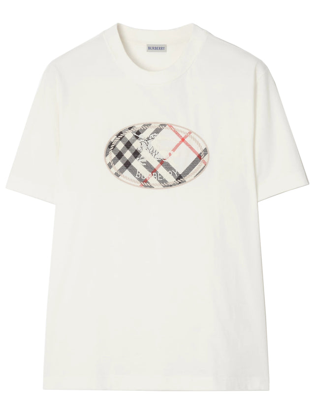 T-shirt Check con Knight Stamp