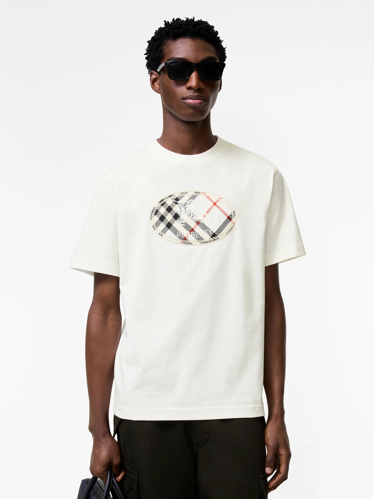 T-shirt Check con Knight Stamp