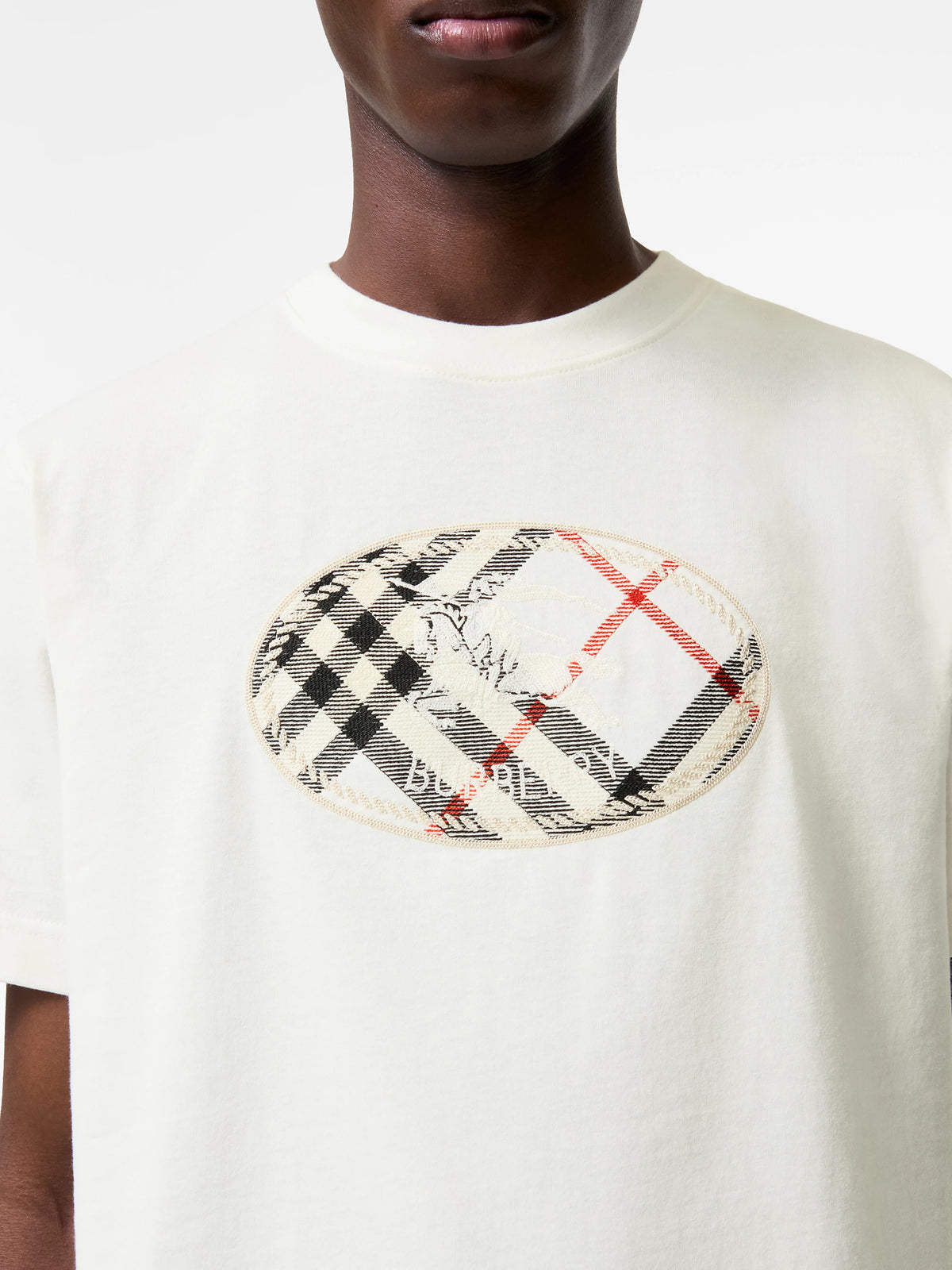 T-shirt Check con Knight Stamp