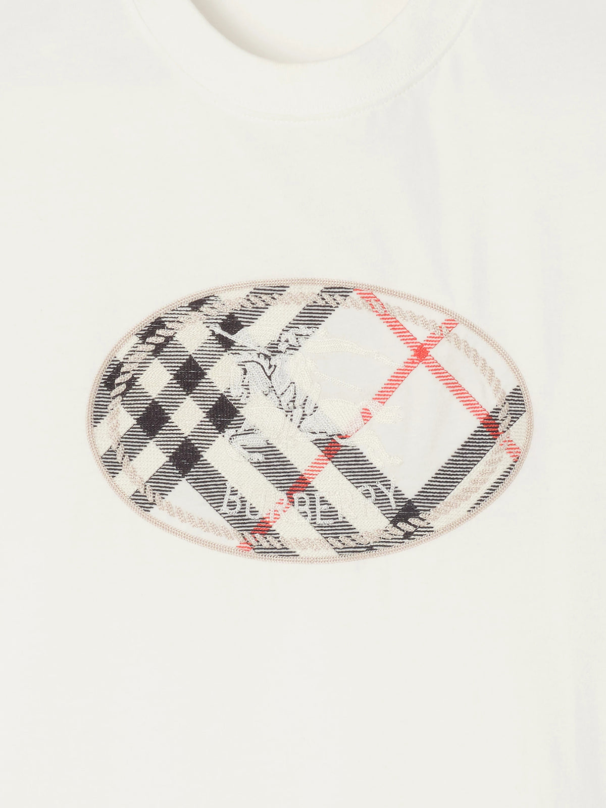 T-shirt Check con Knight Stamp