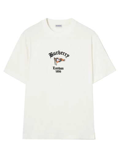 T-shirt con bandiera Check