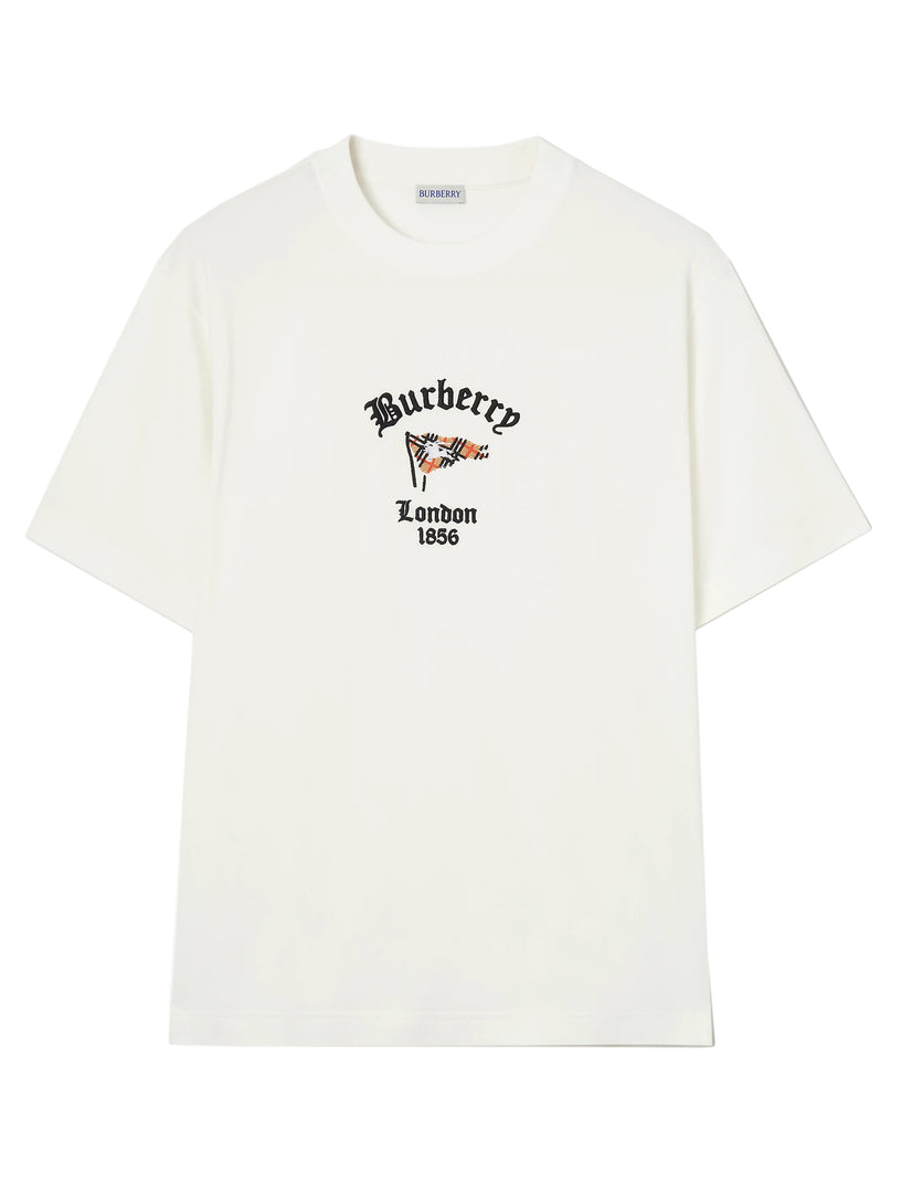 T-shirt con bandiera Check