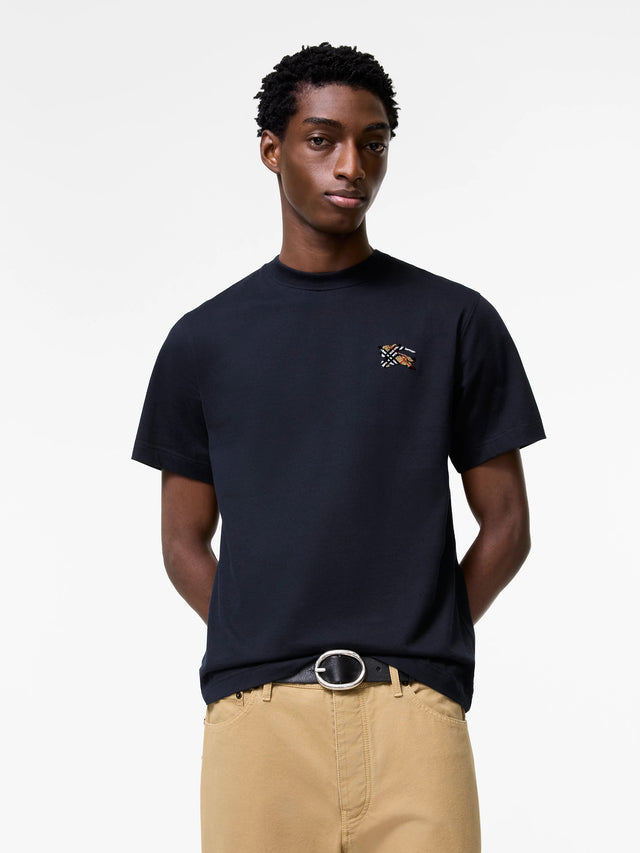 T-shirt con Cavaliere