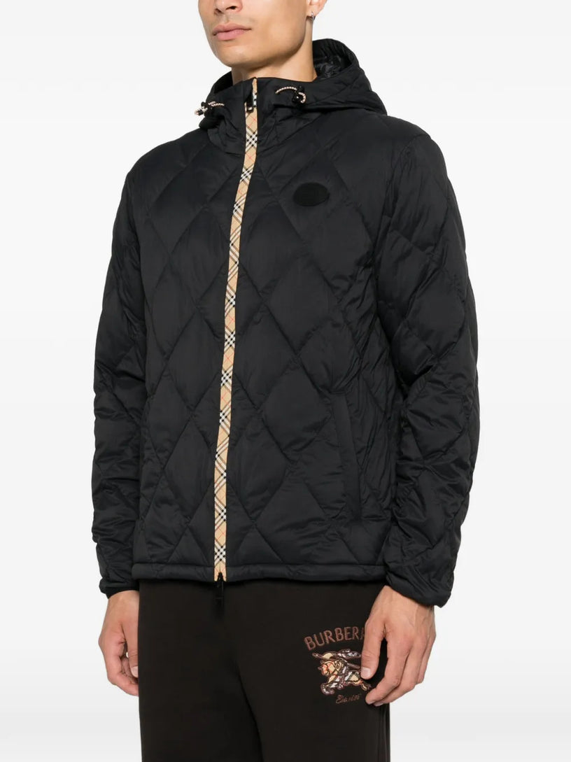 Giacca Scott in nylon trapuntato, ripiegabile