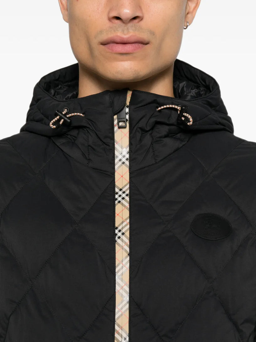 Giacca Scott in nylon trapuntato, ripiegabile