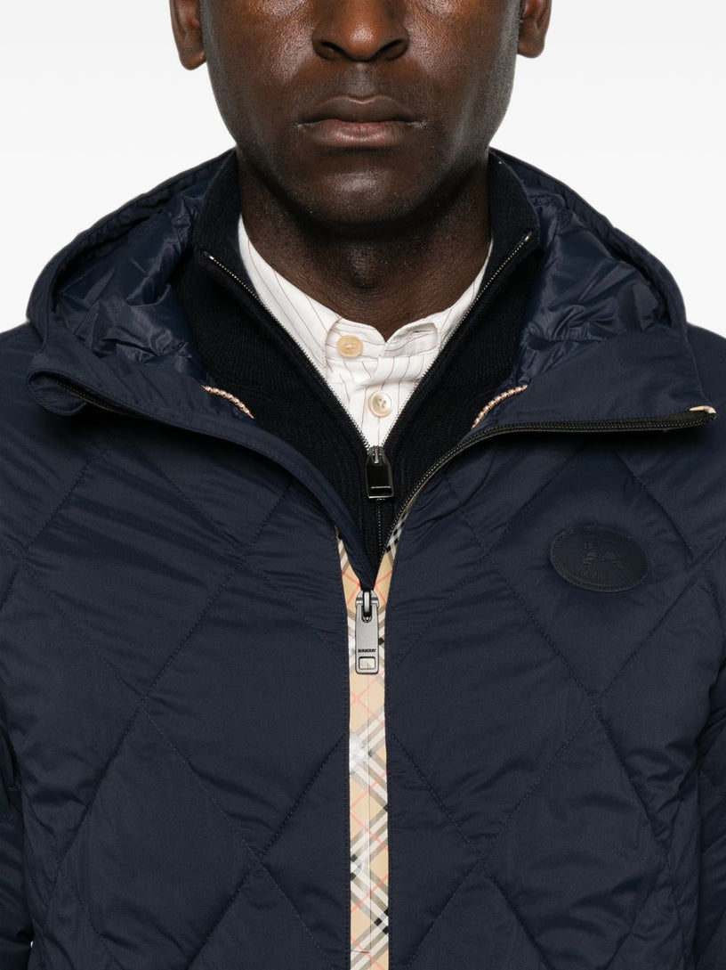 Giacca Scott in nylon trapuntato, ripiegabile