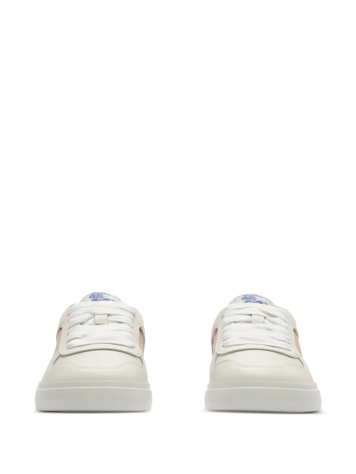 Sneakers in pelle e Check