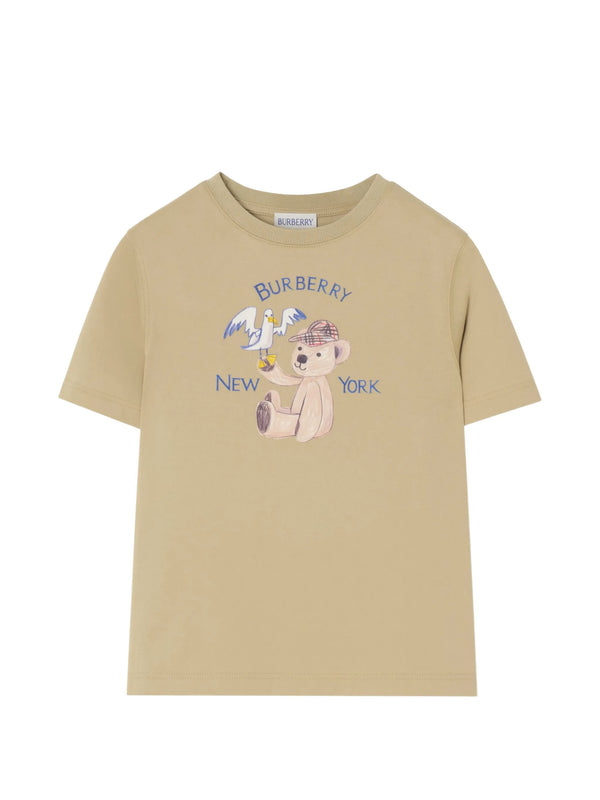 T-shirt con orsetto New York