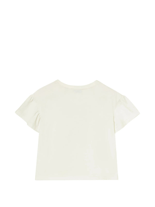 T-shirt con fiocco Check