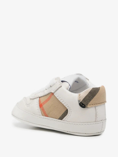 Sneaker in pelle e Check