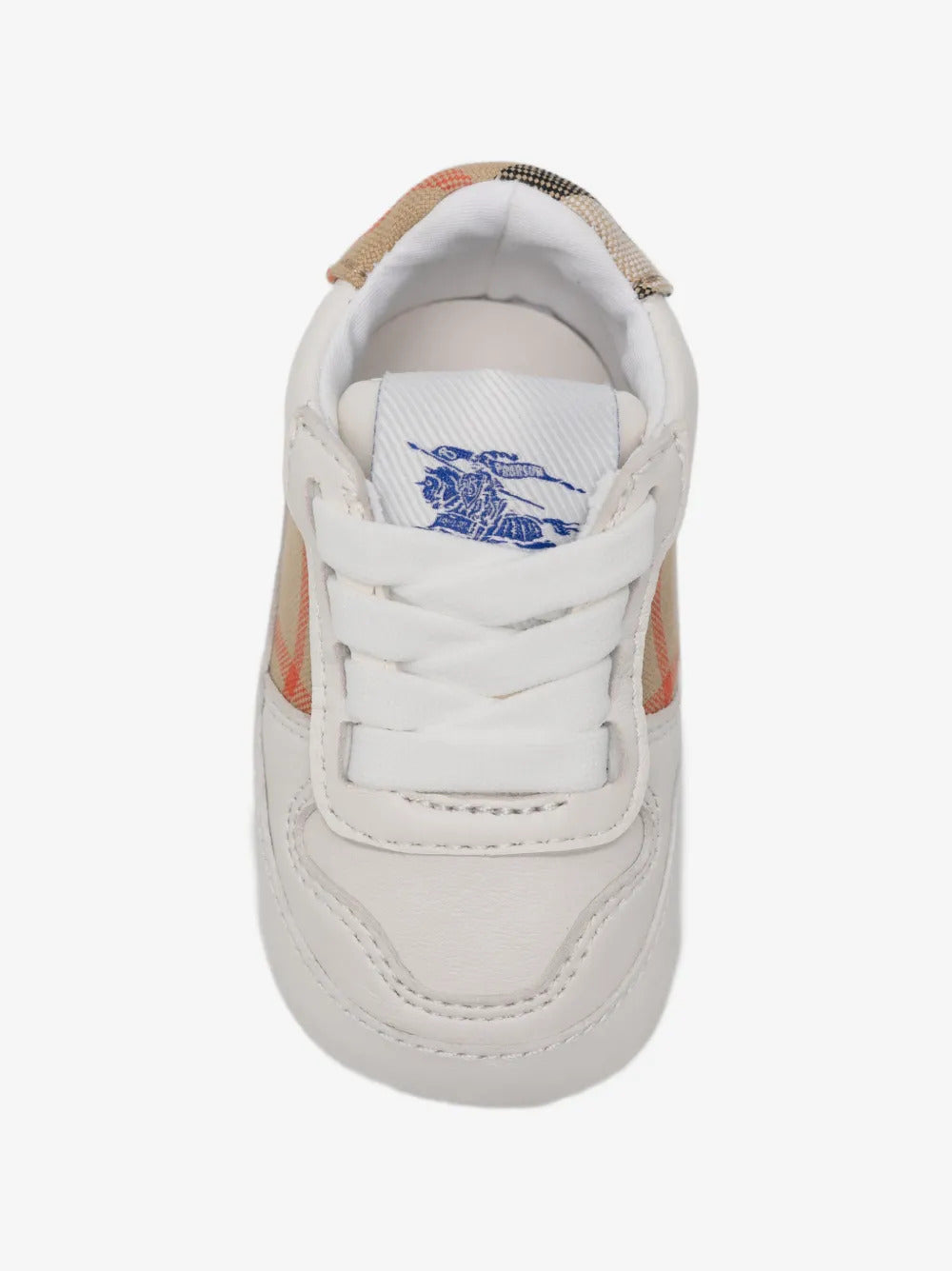 Sneaker in pelle e Check