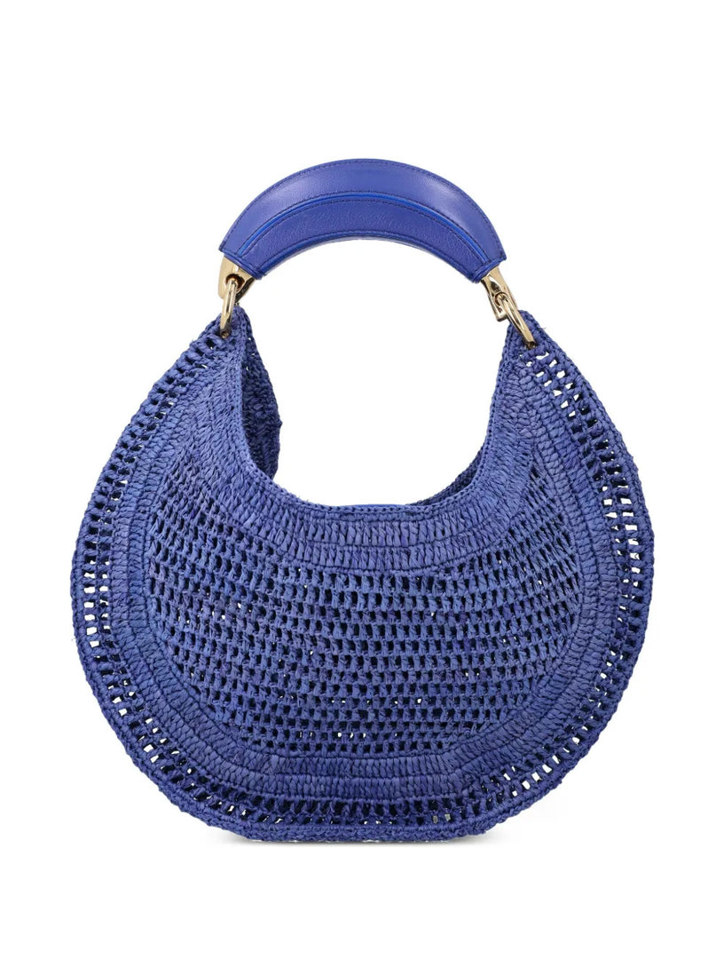 Borsa Hobo Summer Banana in rafia