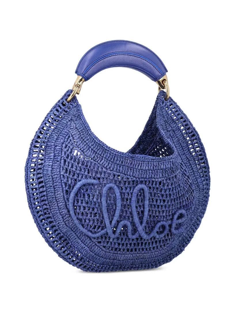Borsa Hobo Summer Banana in rafia