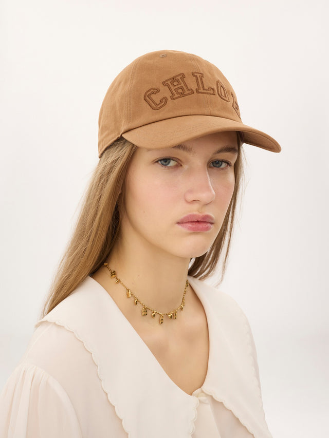 Cappellino Chloé Signature in cotone
