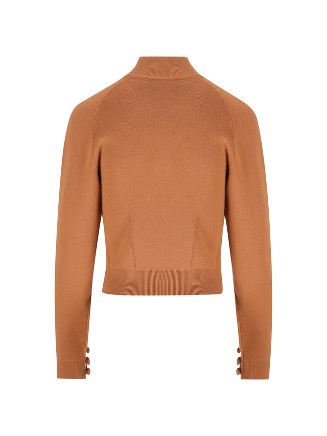 Pullover con pizzo