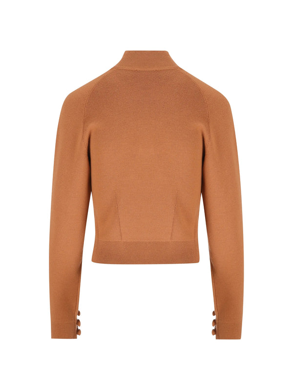 Pullover with lace