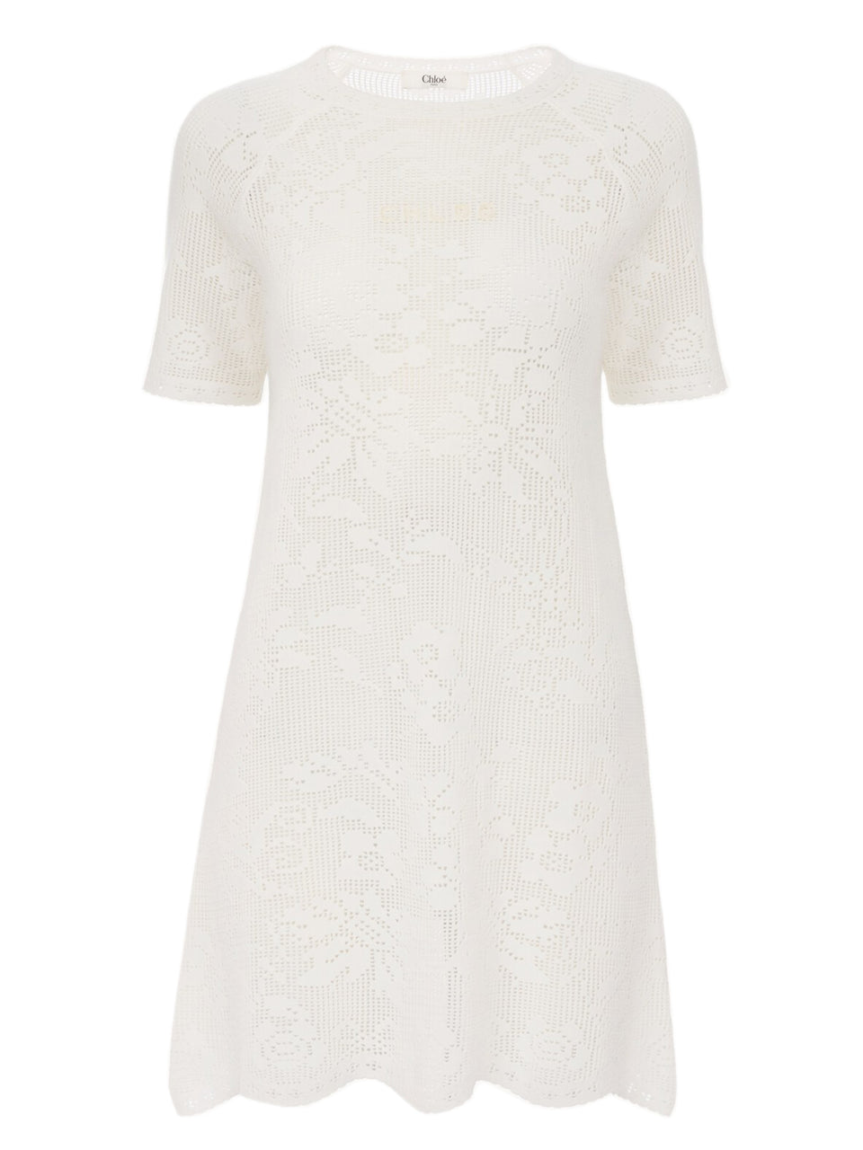 Cotton knit dress