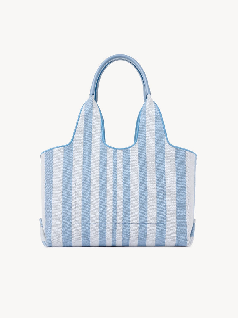 Tote bag Chloé Stripy east-west in jacquard